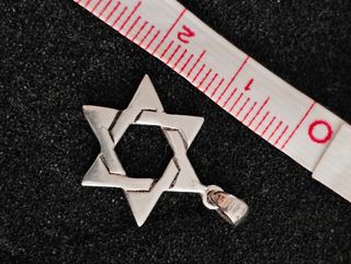 Colgante Estrella de David Plata 925