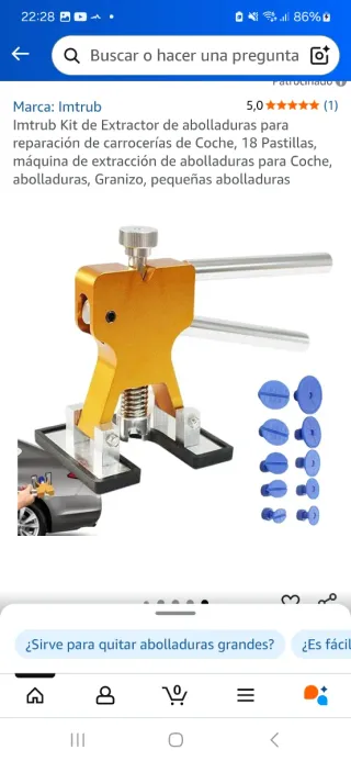 Kit Extractor Abolladuras Coche Imtrub