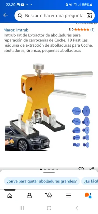 Kit Extractor Abolladuras Coche Imtrub