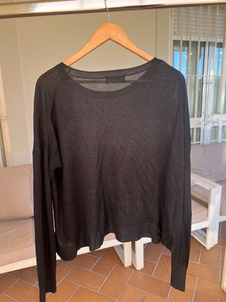 Jersey fino Zara negro 