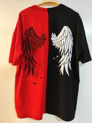 Camiseta Bicolor con Alas