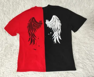 Camiseta Bicolor con Alas