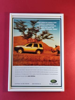 Land Rover Freelander cuadro cartel publicidad