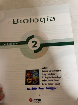 Biologia 2º Bachillerato / 2003 (Spanish Edition)