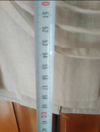 Camisa Lino Beige Mujer T XL Canda