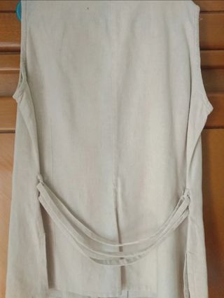 Camisa Lino Beige Mujer T XL Canda