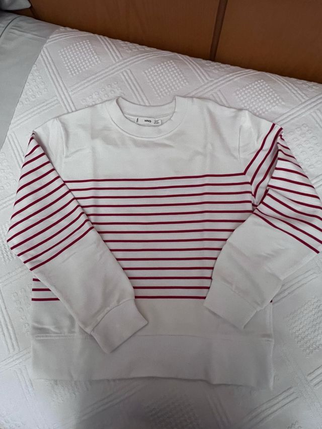 Sudadera Mango Rayas Marineras