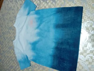 Conjunto camiseta + short azul degradado 