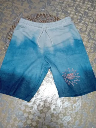 Conjunto camiseta + short azul degradado 