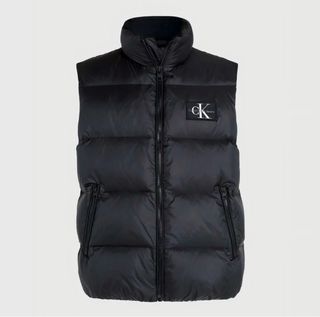 Chaleco Calvin Klein Negro con Etiqueta