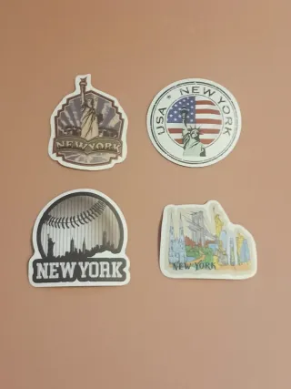 Pack de 50 Autocolantes da Cidade de Nova Iorque