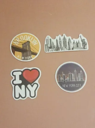 Pack de 50 Autocolantes da Cidade de Nova Iorque