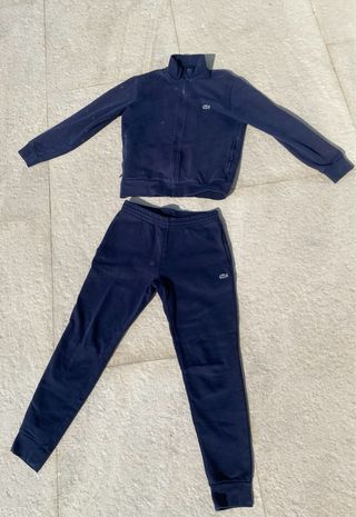 Conjunto chándal azul Lacoste