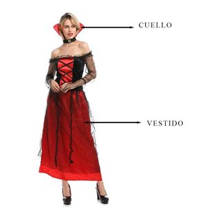 Disfraz Vampiresa Gótica Talla M
