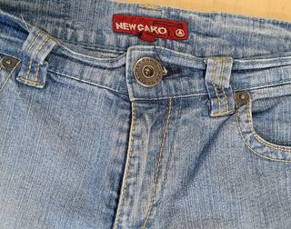Pantalón vaquero pirata New Caro azul