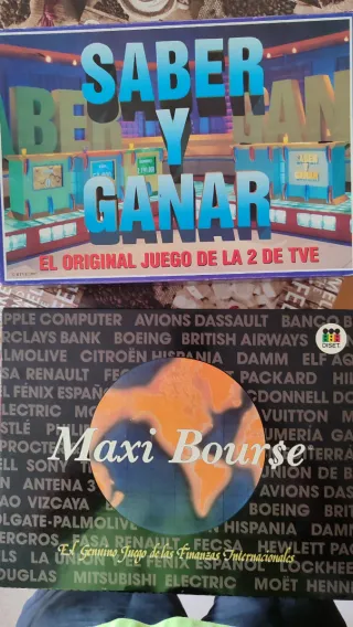 2 Juegos de Mesa Saber y Ganar y Maxi Bourse