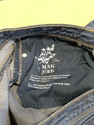 Pantalón vaquero MNG Jeans azul oscuro