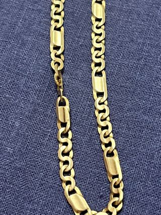 Cadena Oro Macizo 18k 70cm Eslabónes vintage 
