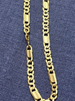 Cadena Oro Macizo 18k 70cm Eslabónes vintage 