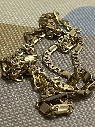 Cadena Oro Macizo 18k 70cm Eslabónes vintage 