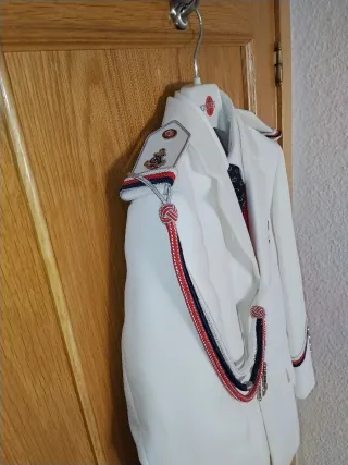 Traje Comunión Almirante Blanco talla 8 
