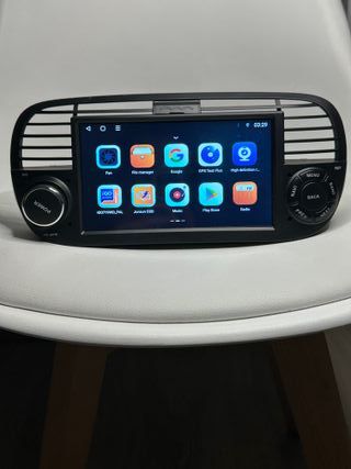 Radio Coche Pantalla para Fiat 500