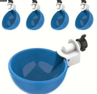 2 Bebederos Automáticos Aves NUEVO color Azul