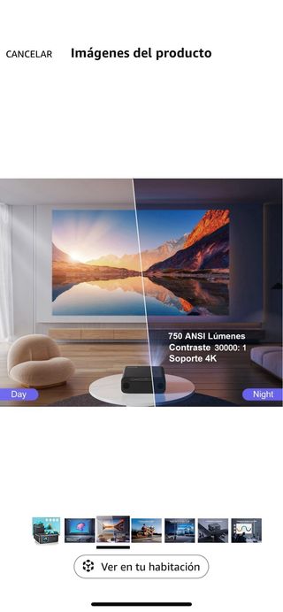 Proyector 4K Wimius P62 Auto Focus WiFi 6