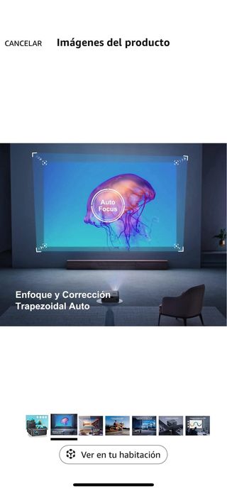 Proyector 4K Wimius P62 Auto Focus WiFi 6