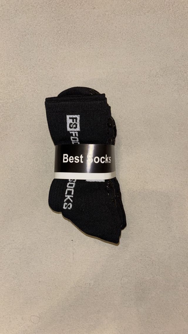 4 Paia Calze Sportive Football-Socks Nere