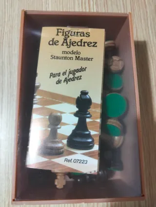 Piezas de ajedrez Staunton Master madera