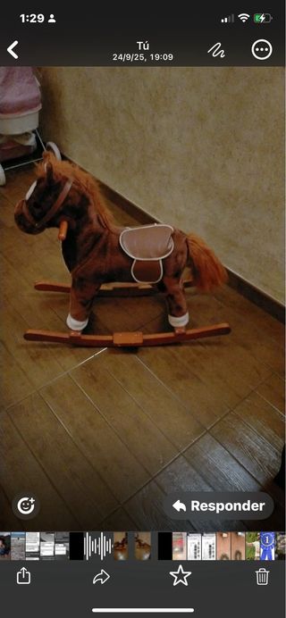 Caballito balancín nuevo