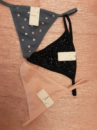 Lote 3 tangas talla M