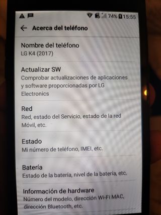 Telefono LG K4