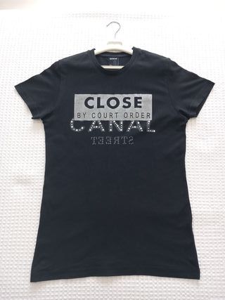 Camiseta Negra y Gris Diamantes Smog