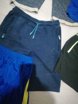 Lote 5 pantalones cortos deportivos