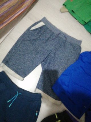 Lote 5 pantalones cortos deportivos