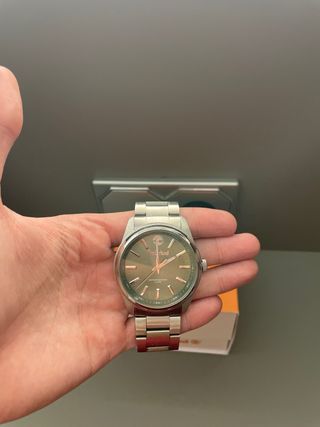 Reloj Timberland Plata y Verde