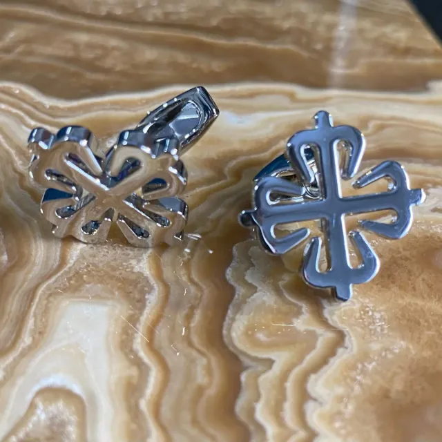 ✅ Gemelos Patek Philippe Acero con Funda