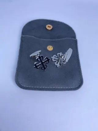 Gemelos Patek Philippe Acero con Funda