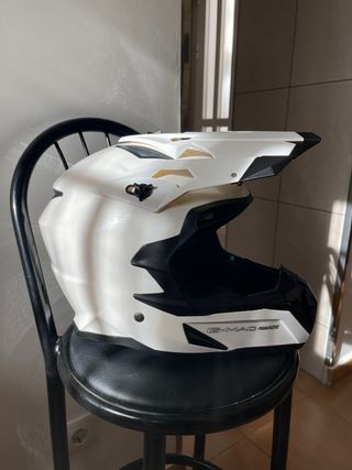 CASCO AIROH STRICKER BLANCO MOTO, TALLA M