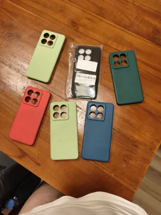 Fundas Silicona Xiaomi 14T Pro (Varias Colores)