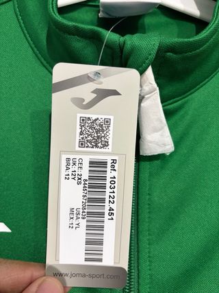 Chándal Joma Derby Hombre Verde/Negro