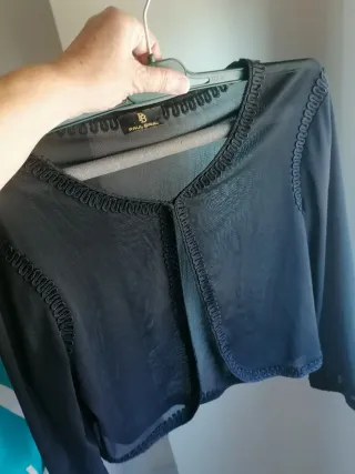 Bolero negro mujer