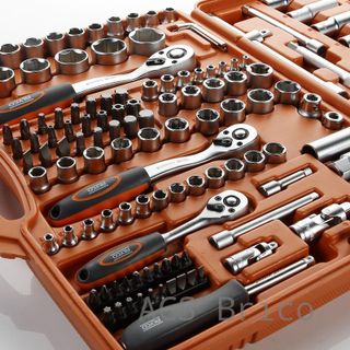 Juego Llaves de Vaso de 1/2", 1/4" y 3/8" - 171 Piezas Alyco 170745