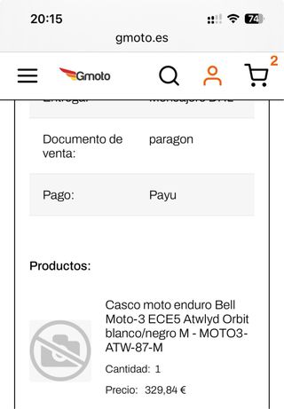 Casco Moto Bell Moto-3 Enduro ECE5 Atwlyd  TALLA M