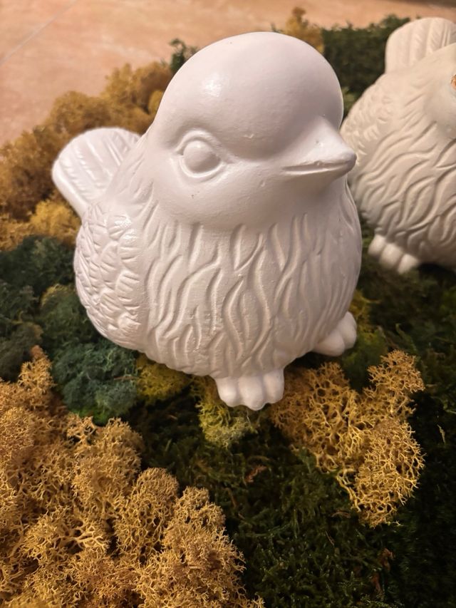 figuras decorativas tres pajaritos minimalistas.