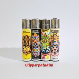 Accendini Clipper Set 4 Pezzi