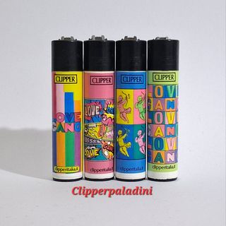 4 Accendini Clipper Love Gang