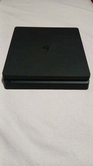 Ps4 Slim Negra + 2 Mandos